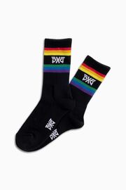 Women's Pride Crew Socks Black